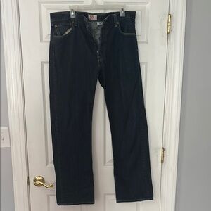 Men's navy blue jeans!